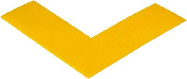 PRO-SAFE - Yellow Solid Color PVC Tape - 2" Wide x 1/2' Long x 50 mil Thick, General Traffic - Makers Industrial Supply