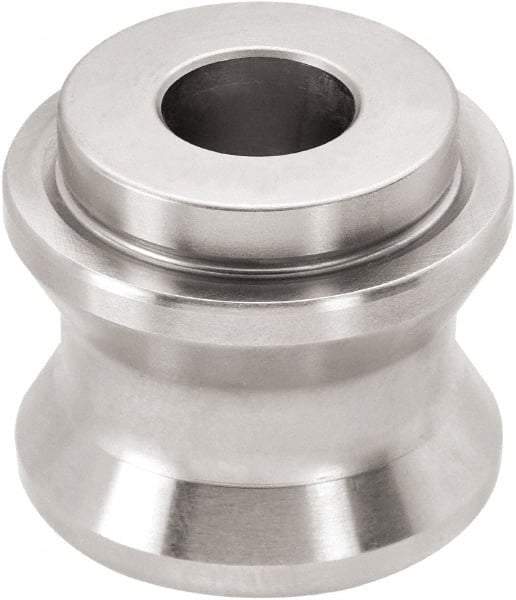 Jergens - M8 Round Head Hardened Steel & Stainless Steel Clamp Cylinder Pressure Point - For ZPS, 1-1/4" High x 1-1/4" Wide - Makers Industrial Supply