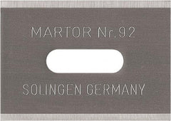 Martor USA - Steel Safety Blade - 1" Blade Length, 0.016" Blade Thickness - Makers Industrial Supply