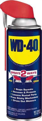 WD-40 - 12 oz Multi-Use Product with Smart Straw, Sprays 2 Ways - Multi-Purpose Lubricant: Stop Squeaks, Removes & Protects, Loosens Rusted Parts, Free Sticky Mechanisms, Drives Out Moisture - Makers Industrial Supply