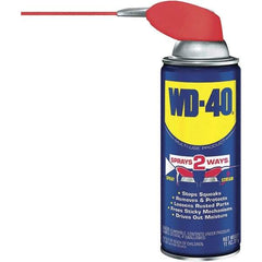 WD-40 - 11 oz Multi-Use Product with Smart Straw, Sprays 2 Ways - Multi-Purpose Lubricant: Stop Squeaks, Removes & Protects, Loosens Rusted Parts, Free Sticky Mechanisms, Drives Out Moisture - Makers Industrial Supply