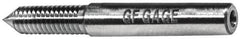 GF Gage - #5-44, Class 2B, 3B, Single End Plug Thread Go Gage - Hardened Tool Steel, Size 00 Handle Not Included - Makers Industrial Supply