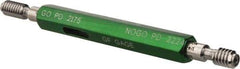 GF Gage - 1/4-20, Class 2B, Double End Plug Thread Go/No Go Gage - Hardened Tool Steel, Size 1 Handle Included - Makers Industrial Supply