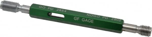 GF Gage - 5/16-24, Class 2B, Double End Plug Thread Go/No Go Gage - Hardened Tool Steel, Size 1 Handle Included - Makers Industrial Supply