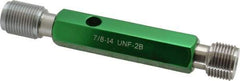 GF Gage - 7/8-14, Class 2B, Double End Plug Thread Go/No Go Gage - Hardened Tool Steel, Size 4 Handle Included - Makers Industrial Supply