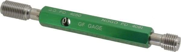 GF Gage - 7/16-20, Class 3B, Double End Plug Thread Go/No Go Gage - Hardened Tool Steel, Size 2 Handle Included - Makers Industrial Supply