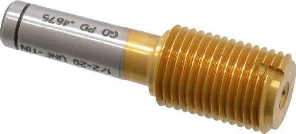 GF Gage - 1/2-20, Class 2B, 3B, Single End Plug Thread Go Gage - High Speed Steel, Size 2 Handle Not Included - Makers Industrial Supply