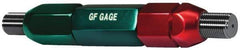 GF Gage - 9/16-12, Class 2B, Double End Plug Thread Go/No Go Gage - Steel, Size 6W Handle Included - Makers Industrial Supply