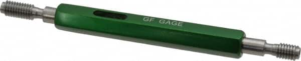 GF Gage - M6x1.00, Class 6H, Double End Plug Thread Go/No Go Gage - Hardened Tool Steel, Size 1 Handle Included - Makers Industrial Supply