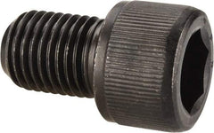 Value Collection - 7/16-20 UNF Hex Socket Drive, Socket Cap Screw - Alloy Steel, Black Oxide Finish, Fully Threaded, 5/8" Length Under Head - Makers Industrial Supply