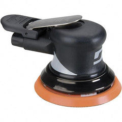 Dynabrade - 12,000 OPM, 18 CFM Air Consumption, Palm Air Orbital Sander - Round Pad, 1/4 NPT Inlet - Makers Industrial Supply