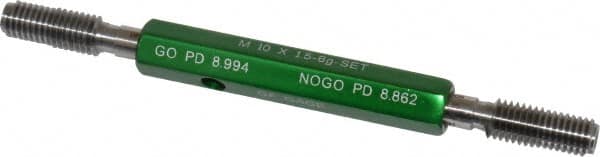 GF Gage - M10x1.5 Go/No Go Truncated Taperlock Thread Gage - Class 6G, Size 2 Handle - Makers Industrial Supply