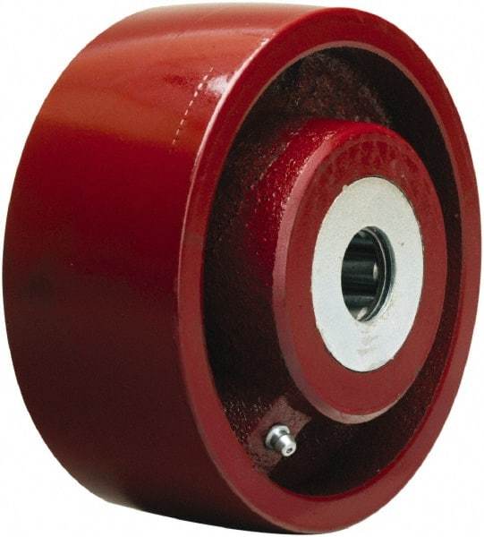 Hamilton - 6 Inch Diameter x 2-1/2 Inch Wide, Cast Iron Caster Wheel - 2,200 Lb. Capacity, 3-1/4 Inch Hub Length, 1-1/4 Inch Axle Diameter, Tapered Roller Bearing - Makers Industrial Supply