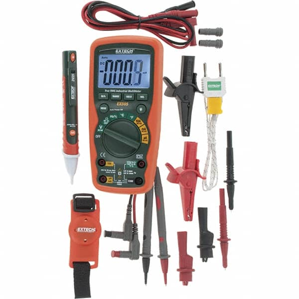 Extech - 4 Piece, Digital Multimeter Kit - 1,000 Volt Max - Makers Industrial Supply