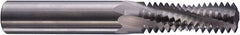 Niagara Cutter - 1/4-20 UN, 0.18" Cutting Diam, 3 Flute, Solid Carbide Helical Flute Thread Mill - Internal/External Thread, 1/2" LOC, 2-1/2" OAL, 3/16" Shank Diam - Makers Industrial Supply