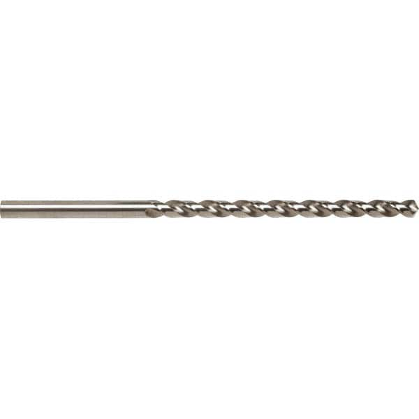 Taper Length Drill Bit: 0.0625″ Dia Bright/Uncoated, RH Cut, Parabolic Flute, Straight Shank, Series 5536