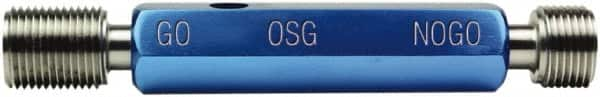 OSG - M4x0.7, Class 6H, Double End Plug Thread Go/No Go Gage - High Speed Steel, Handle Included - Makers Industrial Supply