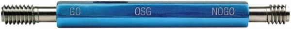 OSG - 3/8-16, Class 2B, Double End Plug Thread Go/No Go Gage - High Speed Steel, Handle Included - Makers Industrial Supply