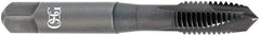 OSG - 3/4-16 UNF, 4 Flute, Oxide Finish, High Speed Steel Spiral Point Tap - Plug Chamfer, Right Hand Thread, 4-1/4" OAL, 2" Thread Length, 0.59" Shank Diam, 2B Class of Fit, Series 312NI - Exact Industrial Supply