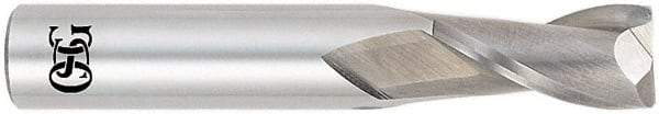 OSG - 1", 2 Flute, Single End, Solid Carbide, 1/8" Corner Radius End Mill - 4" OAL, 30° Helix, Right Hand Flute, 1-1/2" LOC, Right Hand Cut - Makers Industrial Supply