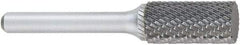 OSG - 7/16" Cut Diam, 1/4" Shank Diam, Cylinder Head Burr - Carbide, Flat End, 1" LOC, 2" OAL - Makers Industrial Supply