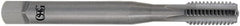 OSG - 3/8-24 UNF 2B 4 Flute Bright Finish Solid Carbide Straight Flute Machine Tap - Bottoming, Right Hand Thread, 2-15/16" OAL, 1-1/4" Thread Length, Oversize - Makers Industrial Supply