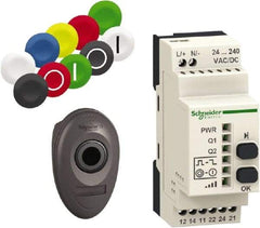 Square D - Maintained (MA) and Momentary (MO), Wireless Pushbutton System with Programmable Receiver - 24-240 VAC/VDC - Makers Industrial Supply