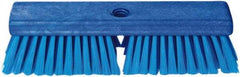 PRO-SOURCE - 1-3/4" Bristle Length, Polypropylene Food Service Brush - 10" Long x 2-1/2" Wide Head, Blue, Foam Block - Makers Industrial Supply