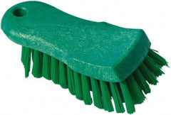 PRO-SOURCE - 1-1/16" Bristle Length, Polypropylene Food Service Brush - 6" Long x 2.63" Wide Head, Green, Foam Block - Makers Industrial Supply