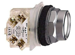 Square D - 30mm Mount Hole, Pushbutton Switch Only - Round, Nonilluminated, Momentary (MO), Shock and Vibration Resistant - Makers Industrial Supply