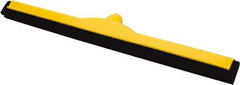 PRO-SOURCE - 24" Rubber Blade Floor Squeegee - Yellow - Makers Industrial Supply