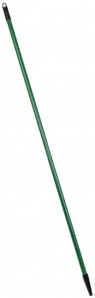 PRO-SOURCE - 60 x 1-1/4" Fiberglass Handle for Floor Squeegees & Push Brooms - Threaded Connection, Green - Makers Industrial Supply