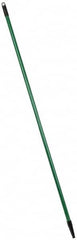 PRO-SOURCE - 60 x 1-1/4" Fiberglass Handle for Floor Squeegees & Push Brooms - Threaded Connection, Green - Makers Industrial Supply