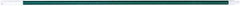 PRO-SOURCE - 54 x 1-1/4" Fiberglass Handle for Floor Squeegees & Push Brooms - Threaded Connection, Green - Makers Industrial Supply