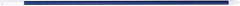 PRO-SOURCE - 54 x 1-1/4" Fiberglass Handle for Floor Squeegees & Push Brooms - Threaded Connection, Blue - Makers Industrial Supply