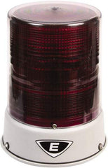 Edwards Signaling - 120 VAC, 4X NEMA Rated, LED, Magenta, Flashing, Steady Light - 65 Flashes per min, 3/4 Inch Pipe, 8-1/4 Inch Diameter, 7-3/4 Inch High, IP66 Ingress Rating, Pipe Mount - Makers Industrial Supply