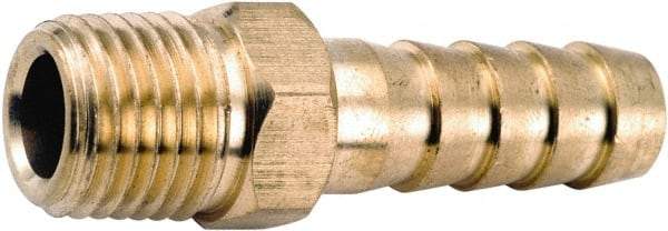 ANDERSON METALS - 3/4 NPT Thread Hose Barb x Male NPT Connector - 3/4" ID Hose, Lead Free Brass - Makers Industrial Supply