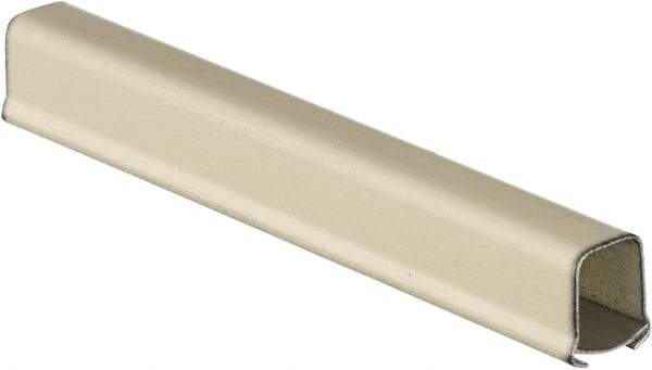 Hubbell Wiring Device-Kellems - 1-1/2m Long x 0.85 Inch Deep x 0.76 Inch Wide, Metal Raceway - Continuous Cover, 1 Channel, Ivory, Painted - Makers Industrial Supply