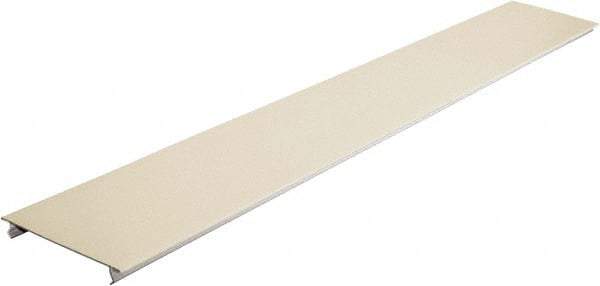 Hubbell Wiring Device-Kellems - 31-1/2 Inch Long x 4-3/4 Inch Wide x 1/4 Inch High, Rectangular Raceway Cover - Ivory, For Use with HBL4750 Series Raceways - Makers Industrial Supply