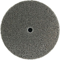 3″ × 1/4″ Non-Woven Unitized Wheel, Series 8, AO - Medium, 1/4″ Arbor Hole - Makers Industrial Supply