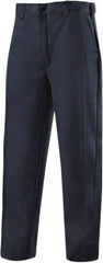 Steiner - Cotton Flame Resistant/Retardant Pants - Zipper Closure, 4 Pockets, 36" Waist, 36" Inseam, Navy, ASTM D6413-10 - Makers Industrial Supply