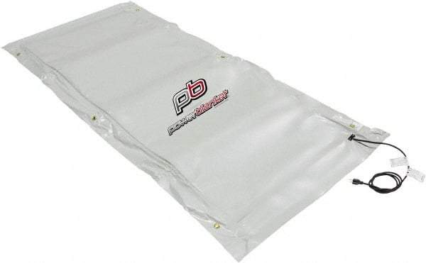 Powerblanket - 108" Long x 60" Wide, Flat, PVC, Standard Heat Blanket - 120 Volts, Flat Back - Makers Industrial Supply