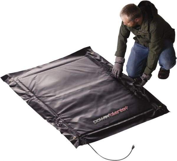 Powerblanket - 48" Long x 36" Wide, Flat, PVC, Standard Heat Blanket - 120 Volts, Flat Back - Makers Industrial Supply