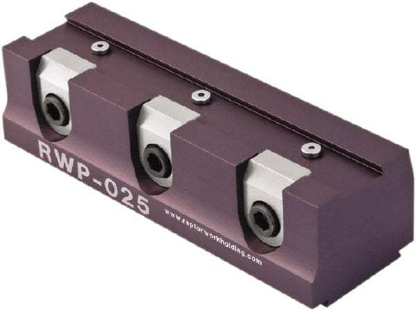 Raptor Workholding - 3/4" Jaw Width, 1-1/2" High x 6" Long x 2" Wide Dovetail Vise - For Use with 4 & 5 Axis Workholding Systems - Makers Industrial Supply