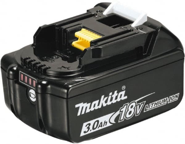 Makita - 18 Volt Lithium-Ion Power Tool Battery - 3 Ahr Capacity, 30 min Charge Time, Series LXT - Makers Industrial Supply
