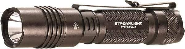 Streamlight - White LED Bulb, 500 Lumens, Industrial/Tactical Flashlight - Black Aluminum Body, 2 CR123A Lithium Batteries Included - Makers Industrial Supply