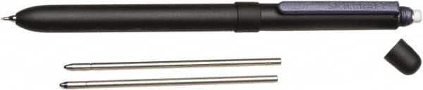 Ability One - Ball Point Medium B3 Aviator Multifunction - Black & Blue - Makers Industrial Supply