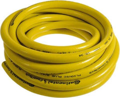 Continental ContiTech - 1" ID x 1.38" OD 50' Long Multipurpose Air Hose - 250 Working psi, -10 to 158°F, Yellow - Makers Industrial Supply