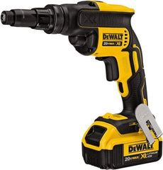 DeWALT - 20 Volt Lithium-Ion Battery Pistol Grip Cordless Screwdriver - 2,000 RPM - Makers Industrial Supply