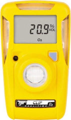 BW Technologies by Honeywell - Visual, Vibration & Audible Alarm, LCD Display, Single Gas Detector - Monitors Oxygen, -40 to 50°C Working Temp - Makers Industrial Supply